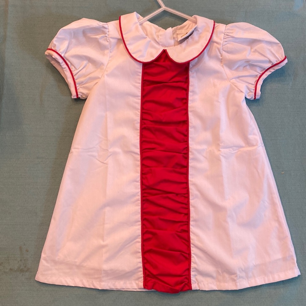 NWOT red & white dress from The Yellow Lamb